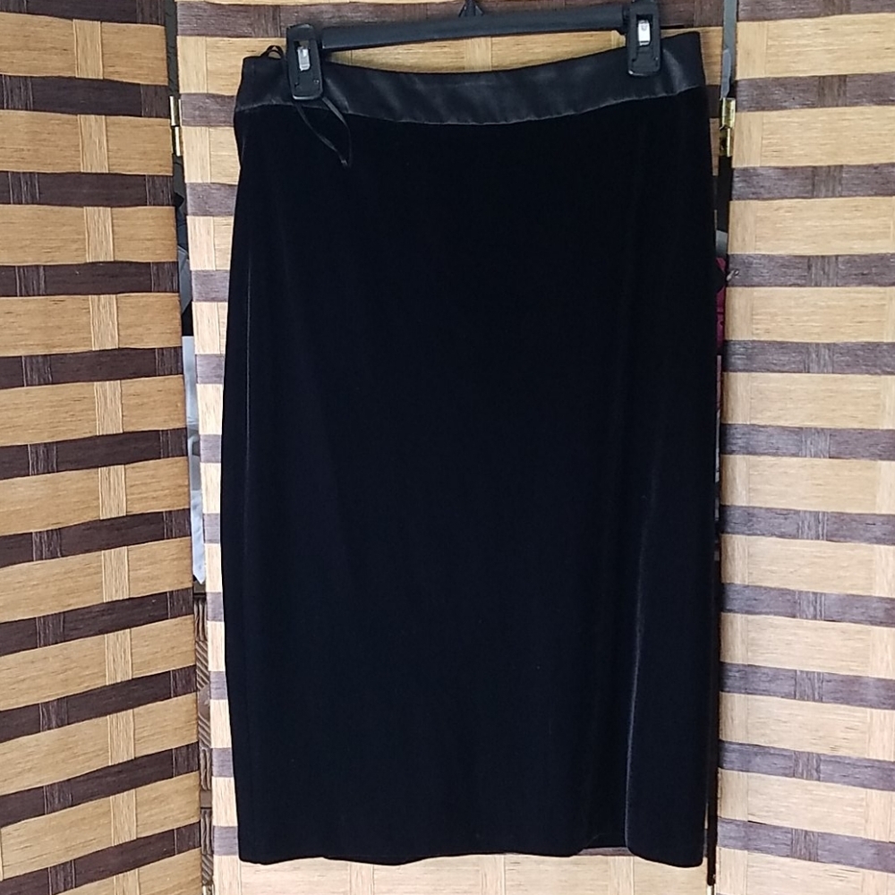 JS Collections velvet skirt